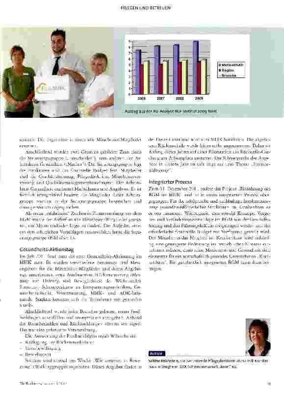 Vorschauseite 2: Gesundheitsförderung großgeschrieben