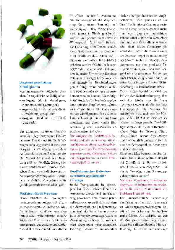 Vorschauseite 3: Psychopharmaka in Altenpflegeheimen