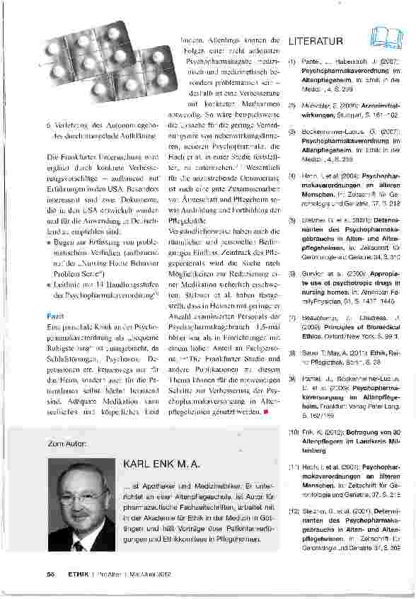 Vorschauseite 5: Psychopharmaka in Altenpflegeheimen