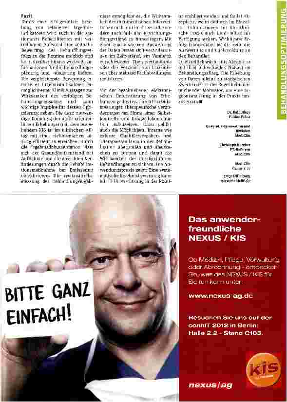 Vorschauseite 4: Behandlungsergebnisse messen und vergleichen