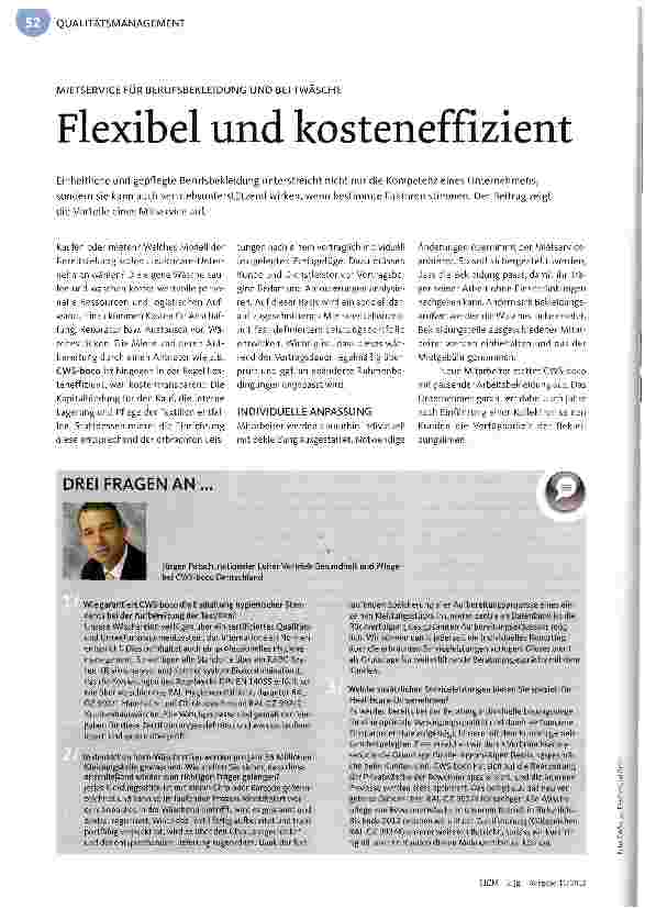 Vorschauseite 1: Flexibel und kosteneffizient