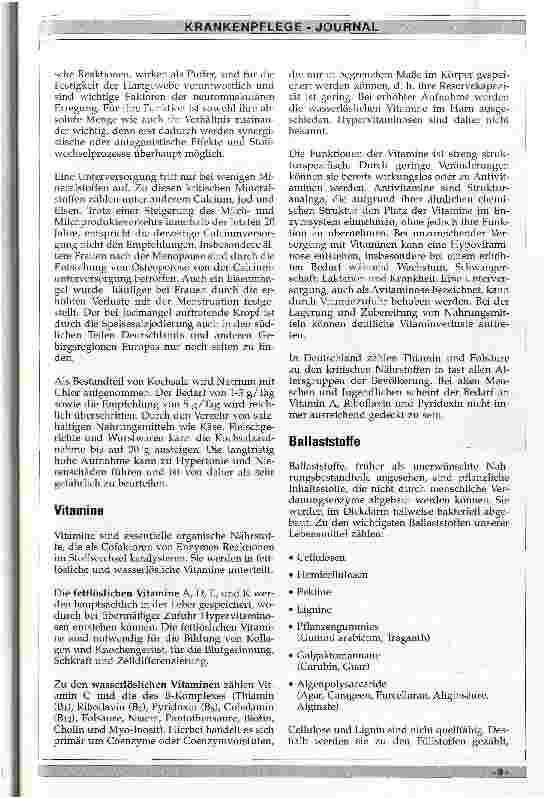 Vorschauseite 6: Grundlagen der Ernährungsphysiologie