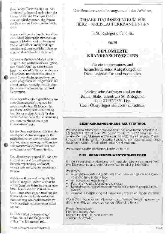 Vorschauseite 3: Intensivpflege - Intensive Pflege als Beruf