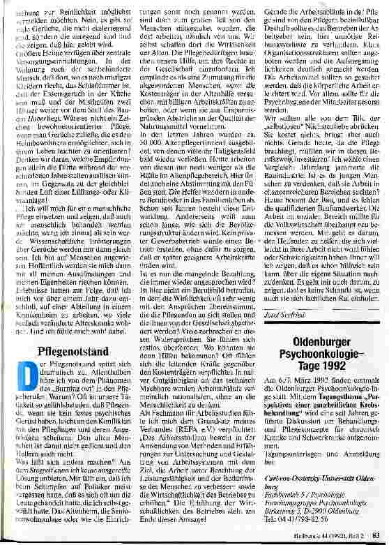 Vorschauseite 2: Als Altenpfleger im Altenheim