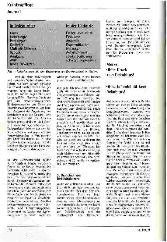 Vorschauseite 3: Dekubitus - nicht notwendig!