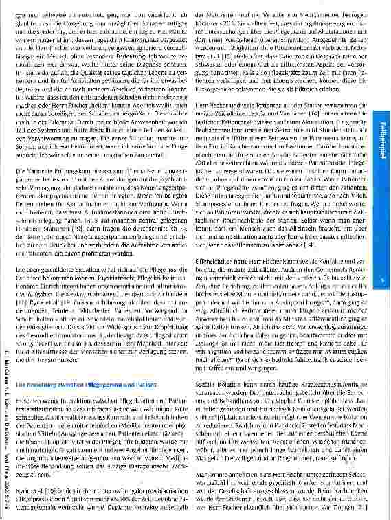 Vorschauseite 4: Das Leben eines Neuen Langzeitpatienten Ein Erfahrung, die nachdenklich macht