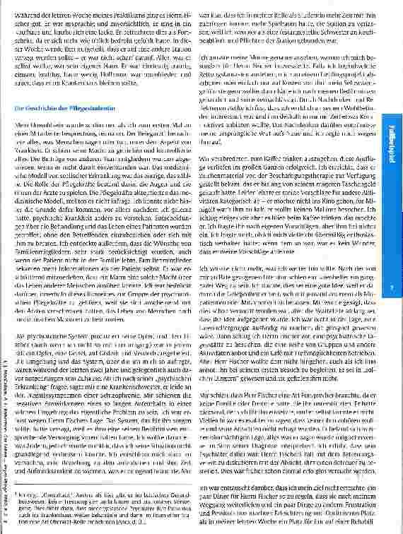 Vorschauseite 6: Das Leben eines Neuen Langzeitpatienten Ein Erfahrung, die nachdenklich macht