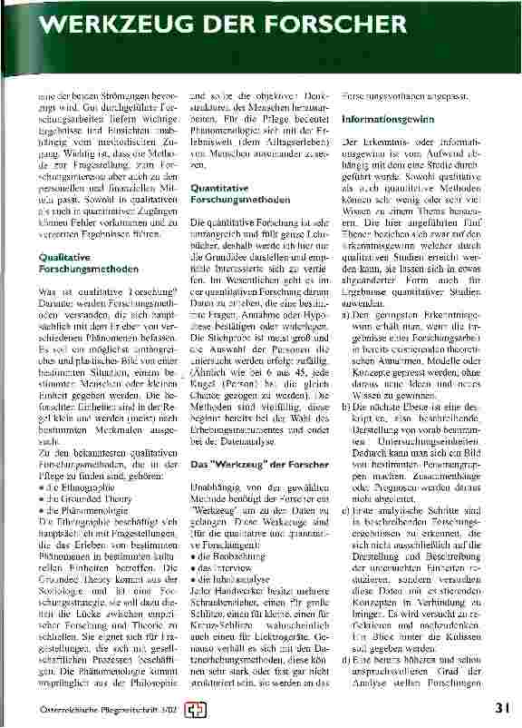 Vorschauseite 2: Evidence Based Nursing - was ist das?