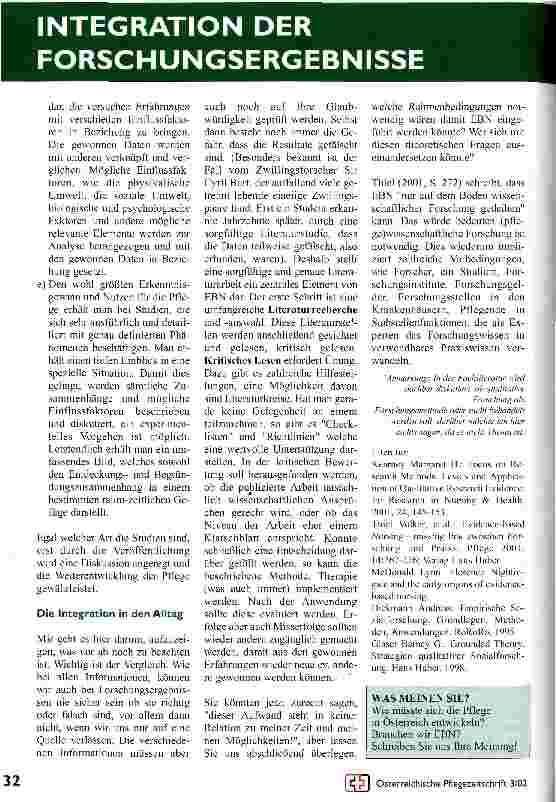 Vorschauseite 3: Evidence Based Nursing - was ist das?