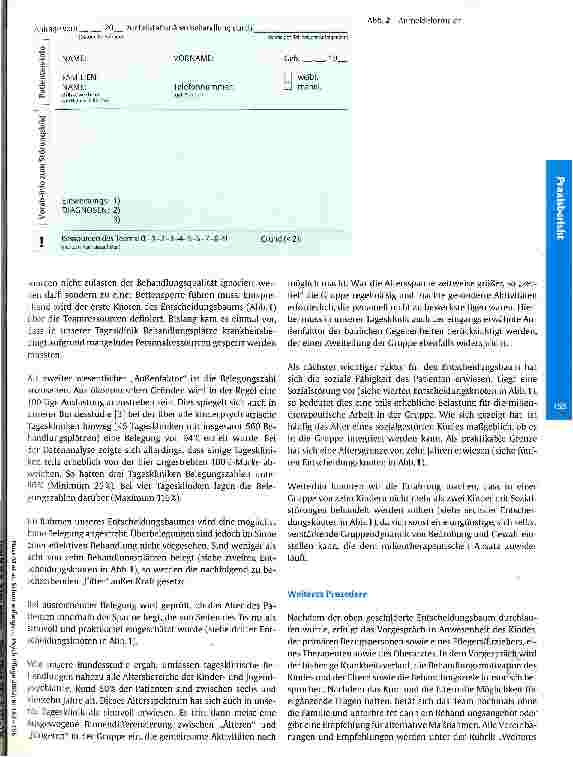 Vorschauseite 3: Schon anfangs die Weichen richtig stellen Das Vorgespräch als zentrales Entscheidungsforum in der tagesklinischen Behandlung von Kindern mit psychischen Störungen