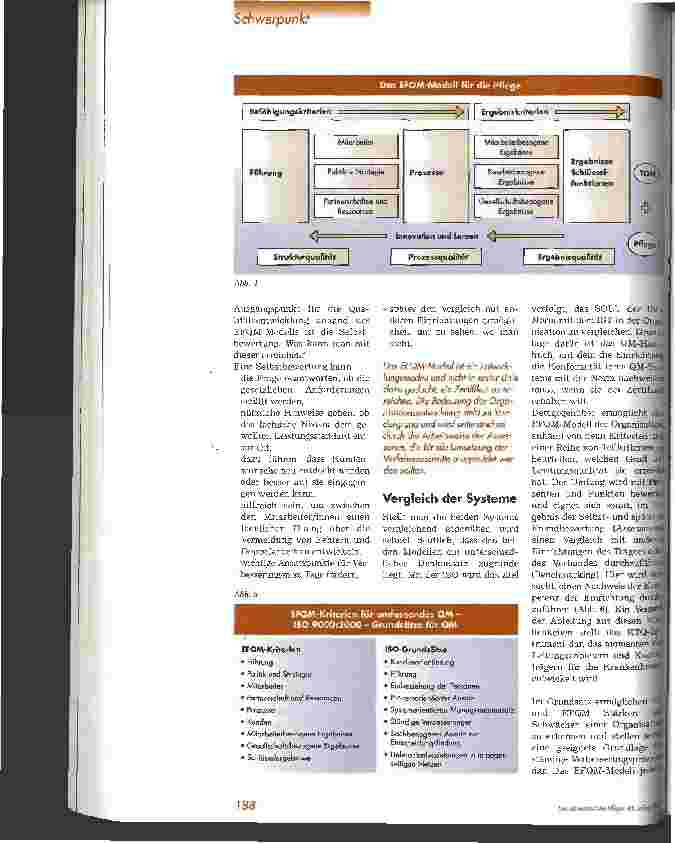 Vorschauseite 3: DIN EN ISO 9000:2000 und das EFQM-Modell für Excellence im Vergleich