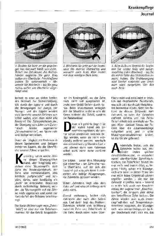 Vorschauseite 2: Zahnmedizinische Fortbildung für das Pflegepersonal