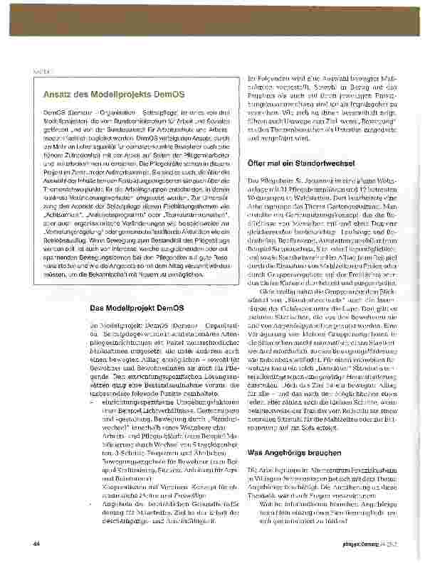 Vorschauseite 2: Schluss mit der Sitzkultur