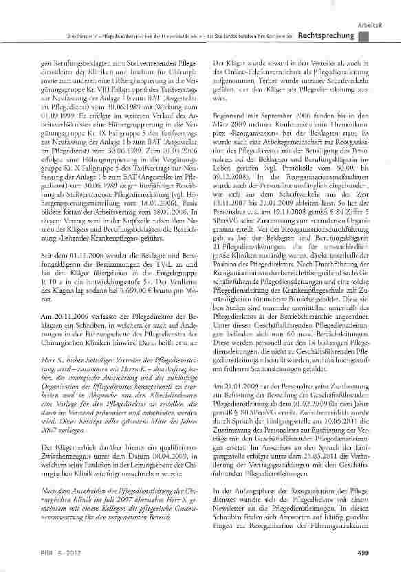 Vorschauseite 2: Direktionsrecht-Pflegedienstleiter/-innen des Universitätsklinikums des Saarlandes behalten ihre Kompetenzen