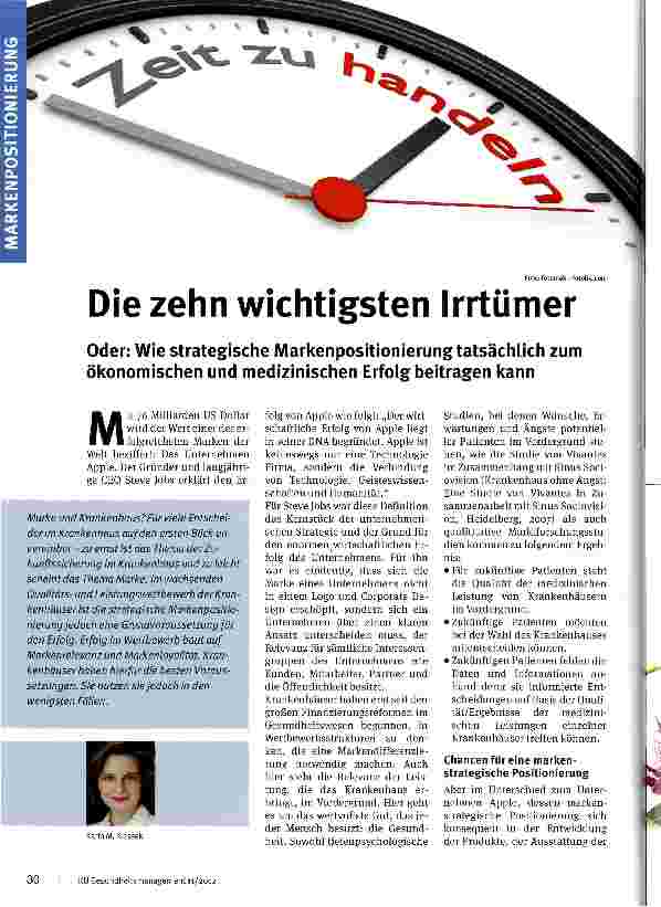 Vorschauseite 1: Die zehn wichtigsten Irrtümer