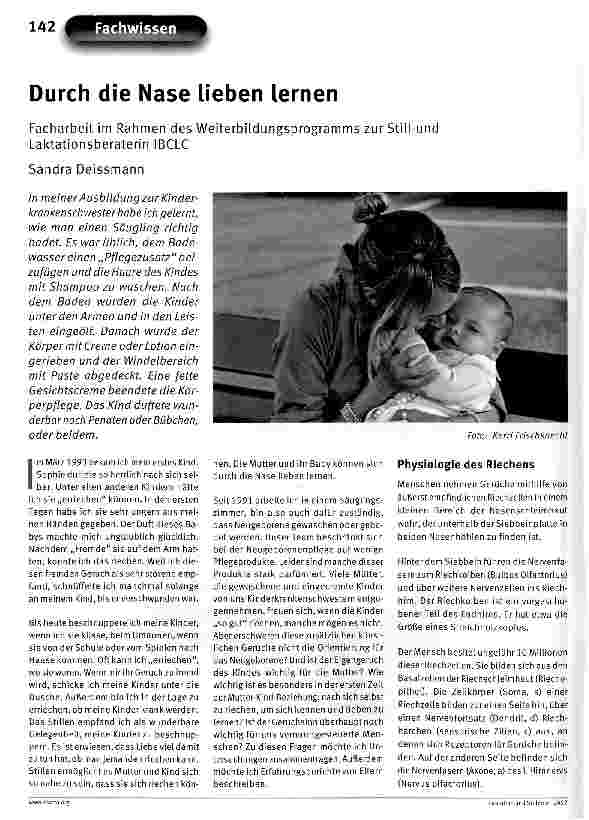Vorschauseite 1: Durch die Nase lieben lernen