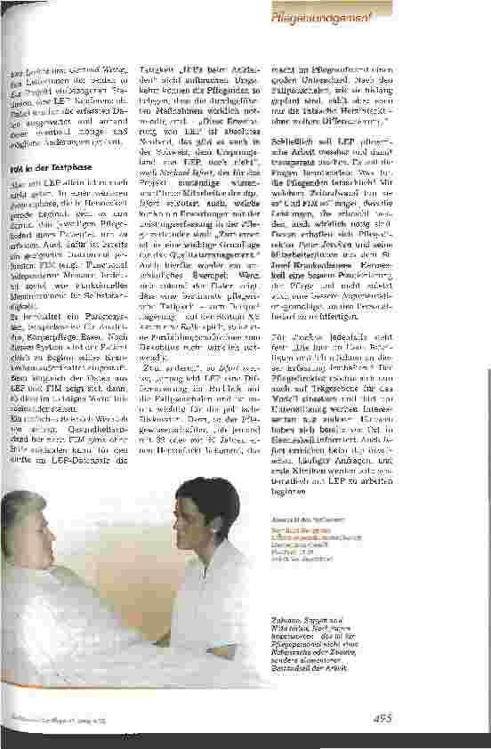 Vorschauseite 2: LEP und FIM: Wie Pflege messbar gemacht wird