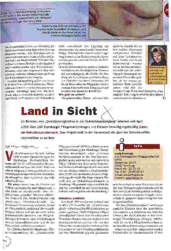 Vorschauseite 1: Land in Sicht