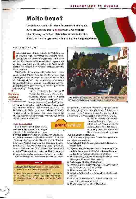 Vorschauseite 1: Molto bene?