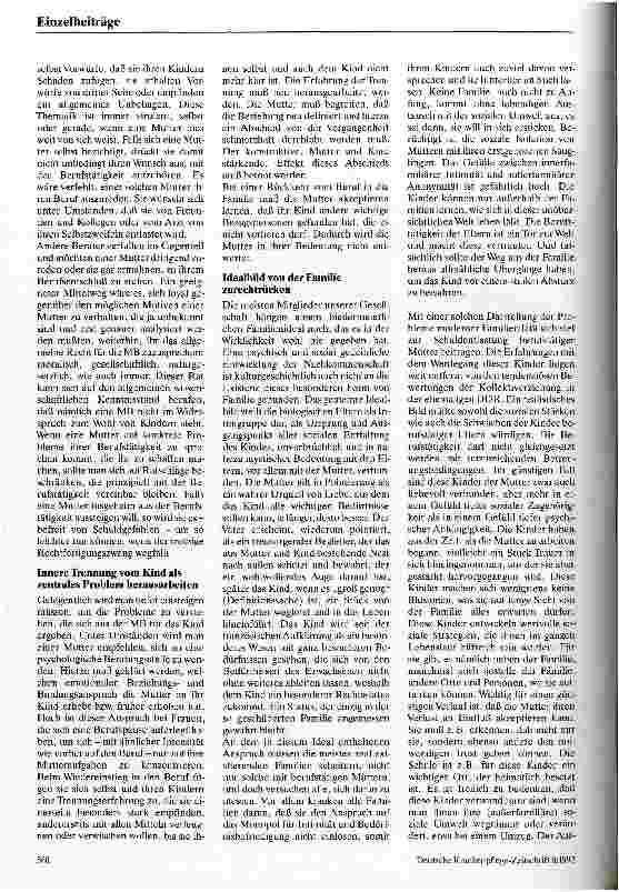 Vorschauseite 5: Mütterliche Berufstätigkeit und kindliches Wohlbefinden