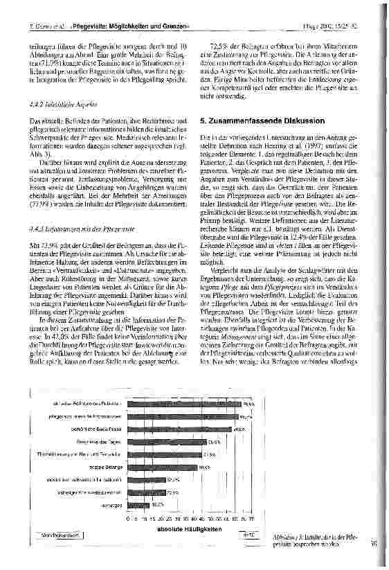 Vorschauseite 6: Pflegevisite: Möglichkeiten und Grenzen