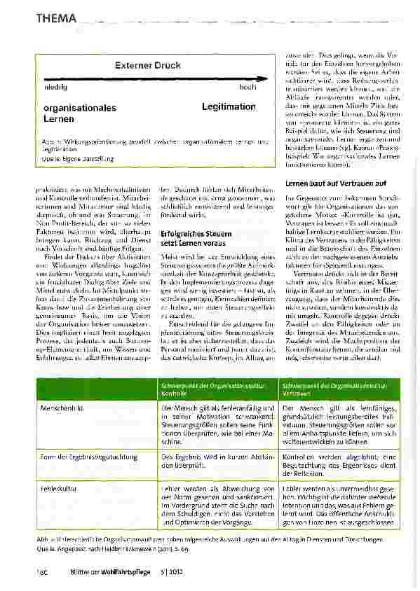 Vorschauseite 2: Wirkungsorientierte Steuerung im Dienste der Organisationsentwicklung