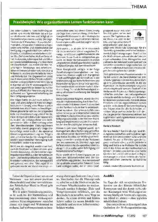 Vorschauseite 3: Wirkungsorientierte Steuerung im Dienste der Organisationsentwicklung
