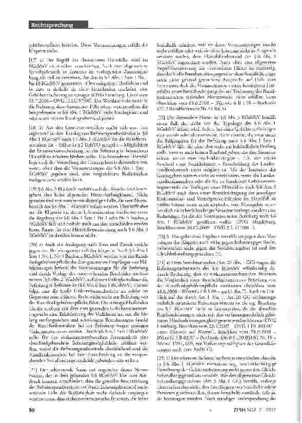 Vorschauseite 3: Befreiung von der Rundfunkgebühr; besondere Härte; Gleichbehandlungs-grundsatz; internetfähiger, zu Studienzwecken genutzter PC; Recht auf Informationsfreiheit; Sozialstaatsgebot…