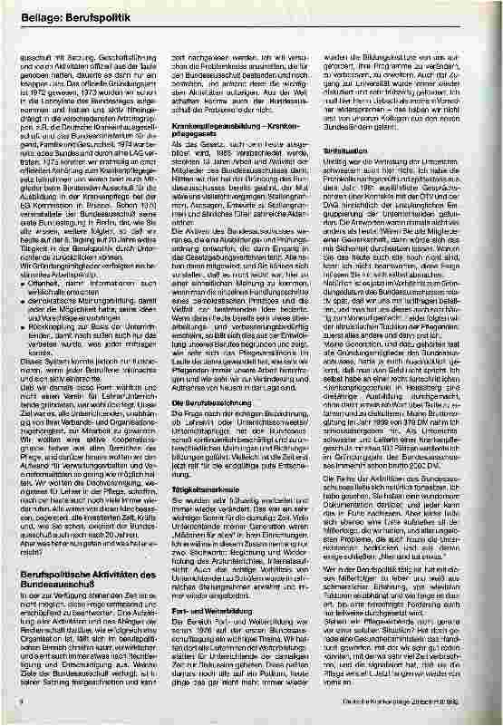 Vorschauseite 2: 20 Jahrer Bundesausschuß 1972 bis 1992 - Entwicklung und Perspektiven