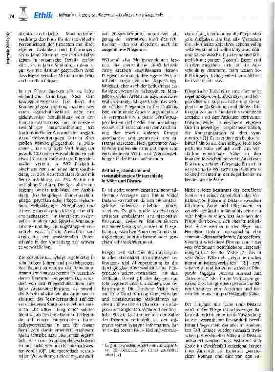 Vorschauseite 3: Ärzte und Pflegede - Dialogkultur mangelhaft!