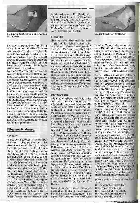 Vorschauseite 6: Der pulmonaliskatheter nach Swan-Ganz Einlegen - Pflege - Fehlerquellen