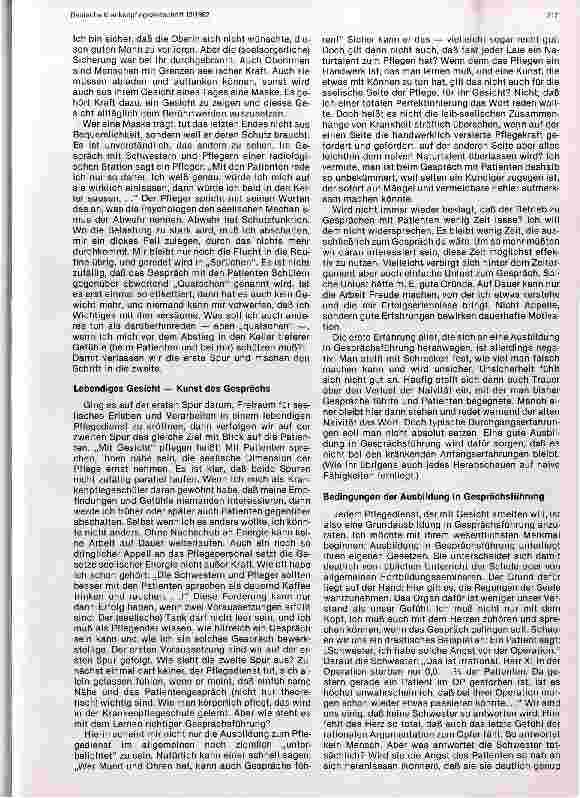 Vorschauseite 3: Pflegedienst mit Gesicht. - Notwendigkeit und Bedingungen eines ganzheitlich orientierten Pflegedienstes