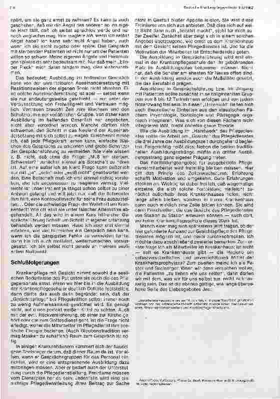 Vorschauseite 4: Pflegedienst mit Gesicht. - Notwendigkeit und Bedingungen eines ganzheitlich orientierten Pflegedienstes
