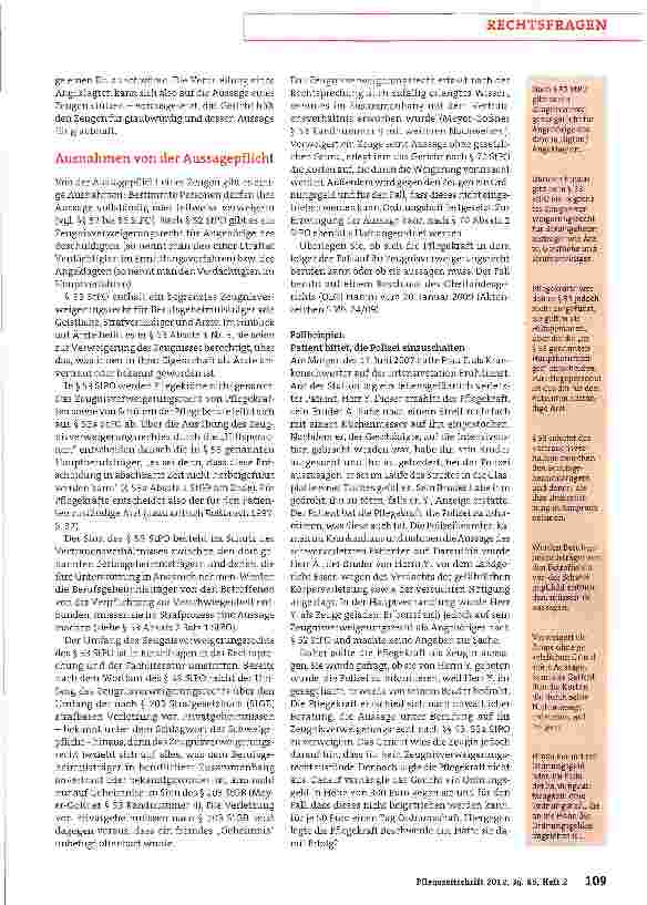 Vorschauseite 2: Das Aussageverweigerungsrecht und seine Grenzen
