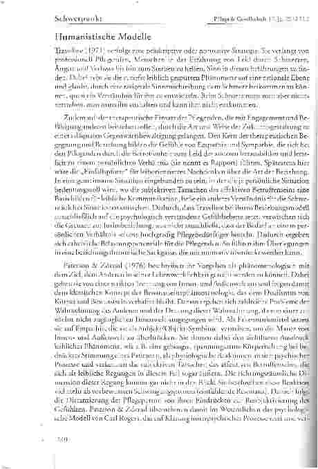 Vorschauseite 6: Leiblichkeit in Pflegetheorien -eine Relektüre