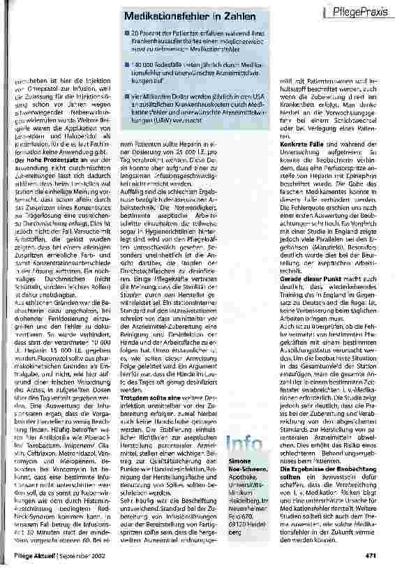Vorschauseite 3: Medikationsfehler mit schlimmen Folgen