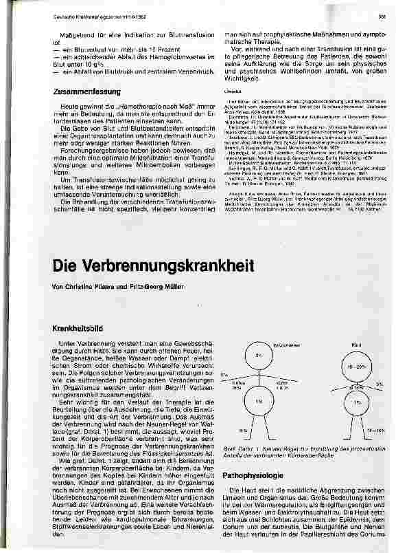 Vorschauseite 1: Die Verbrennungskrankheit