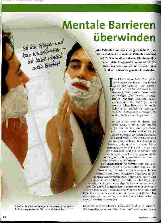 Vorschauseite 1: Mentale Barrieren überwinden