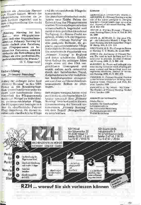 Vorschauseite 4: Primary Nursing - Ein Erfahrungsbericht