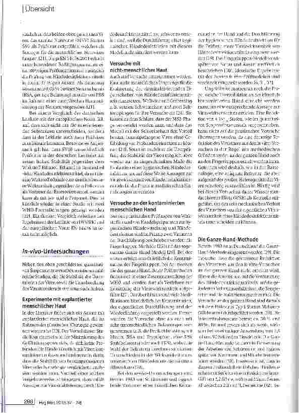 Vorschauseite 3: Viruzidieprüfung von Händedesinfektionsmitteln in vivo