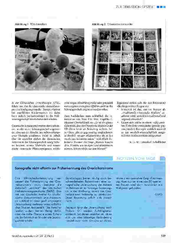 Vorschauseite 2: Moderne Entwicklungen in der Traditionellen Chinesischen Medizin (TCM)