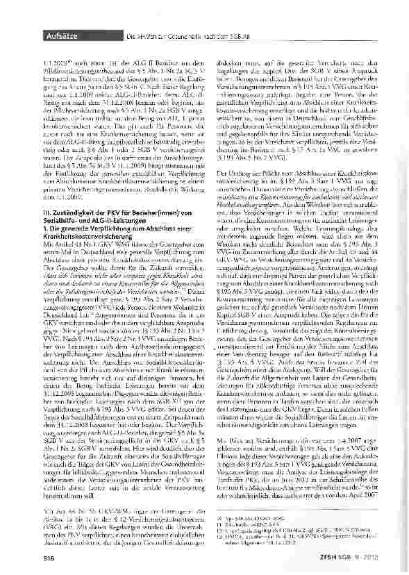 Vorschauseite 3: Die »Hilfen zur Gesundheit« nach dem SGB XII