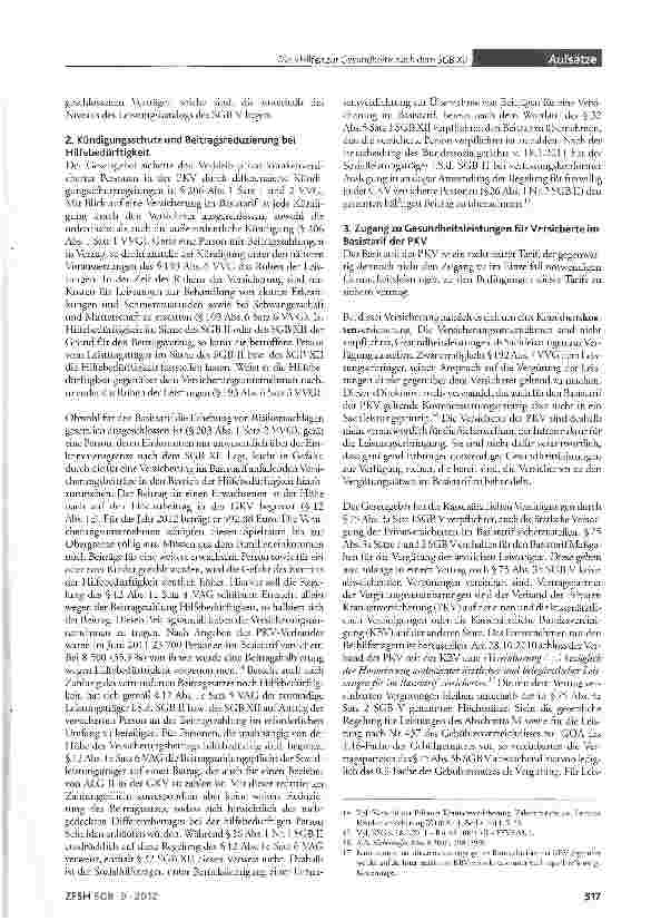 Vorschauseite 4: Die »Hilfen zur Gesundheit« nach dem SGB XII