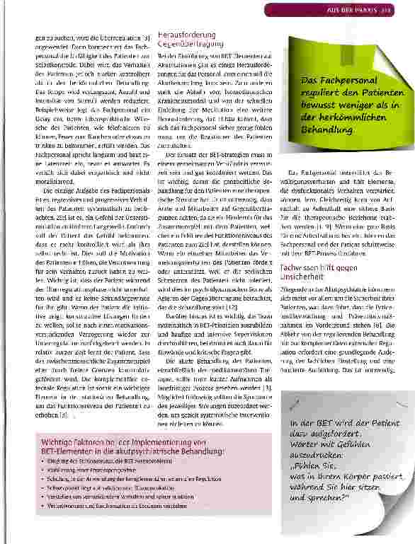 Vorschauseite 3: Fürchtet sich die Psychiatrie vor Gefühlen?