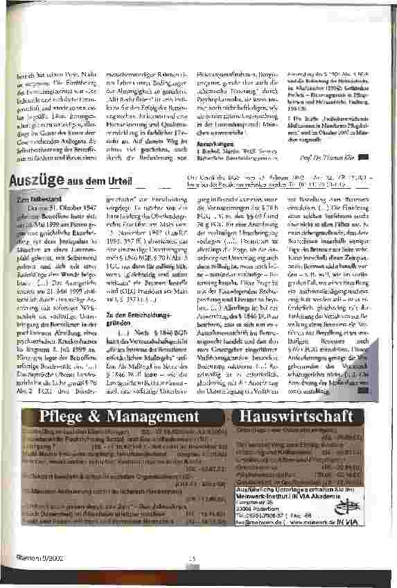 Vorschauseite 2: Das Urteil