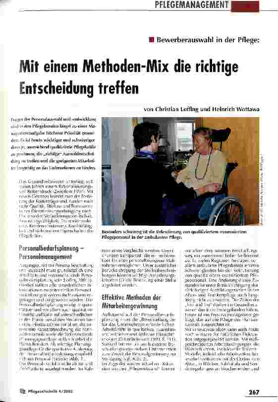 Vorschauseite 1: Mit einem Methoden-Mix die richtige Entscheidung treffen