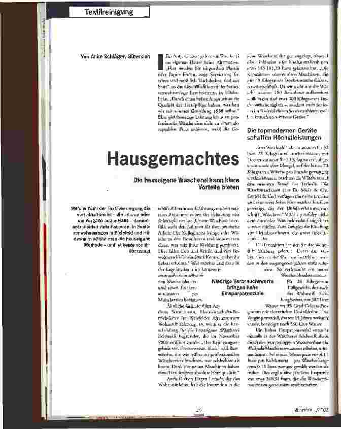 Vorschauseite 1: Hausgemachtes