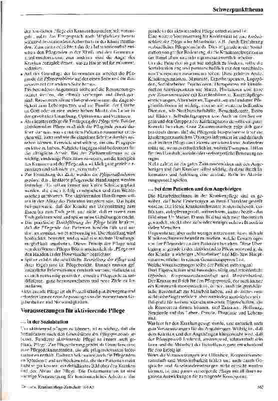 Vorschauseite 3: Aktivierende Pflege Theorie und Praxis in der Gemeindekrankenpflege