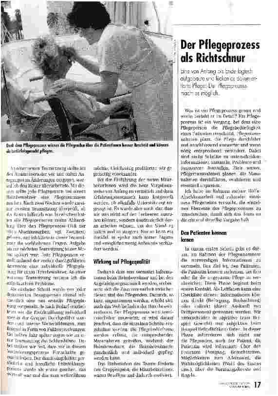 Vorschauseite 2: Das Kerngeschäft der Pflege