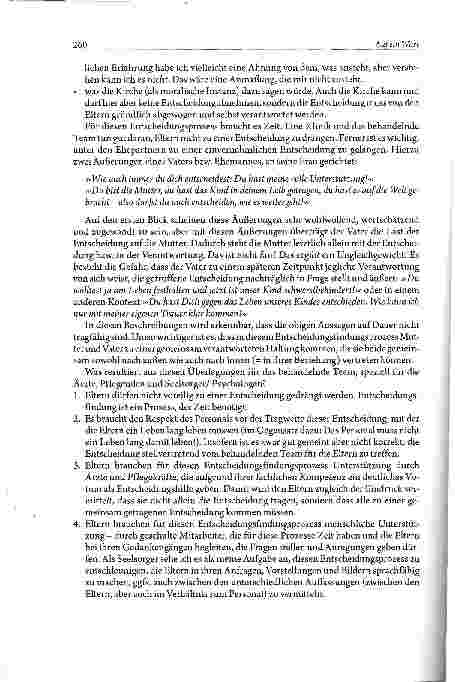 Vorschauseite 4: Wahlmöglichkeit mit Entscheidungszwang Leben und Sterben auf der neonatologischen Intensivstation - aus der Perspektive eines Seelsorgers